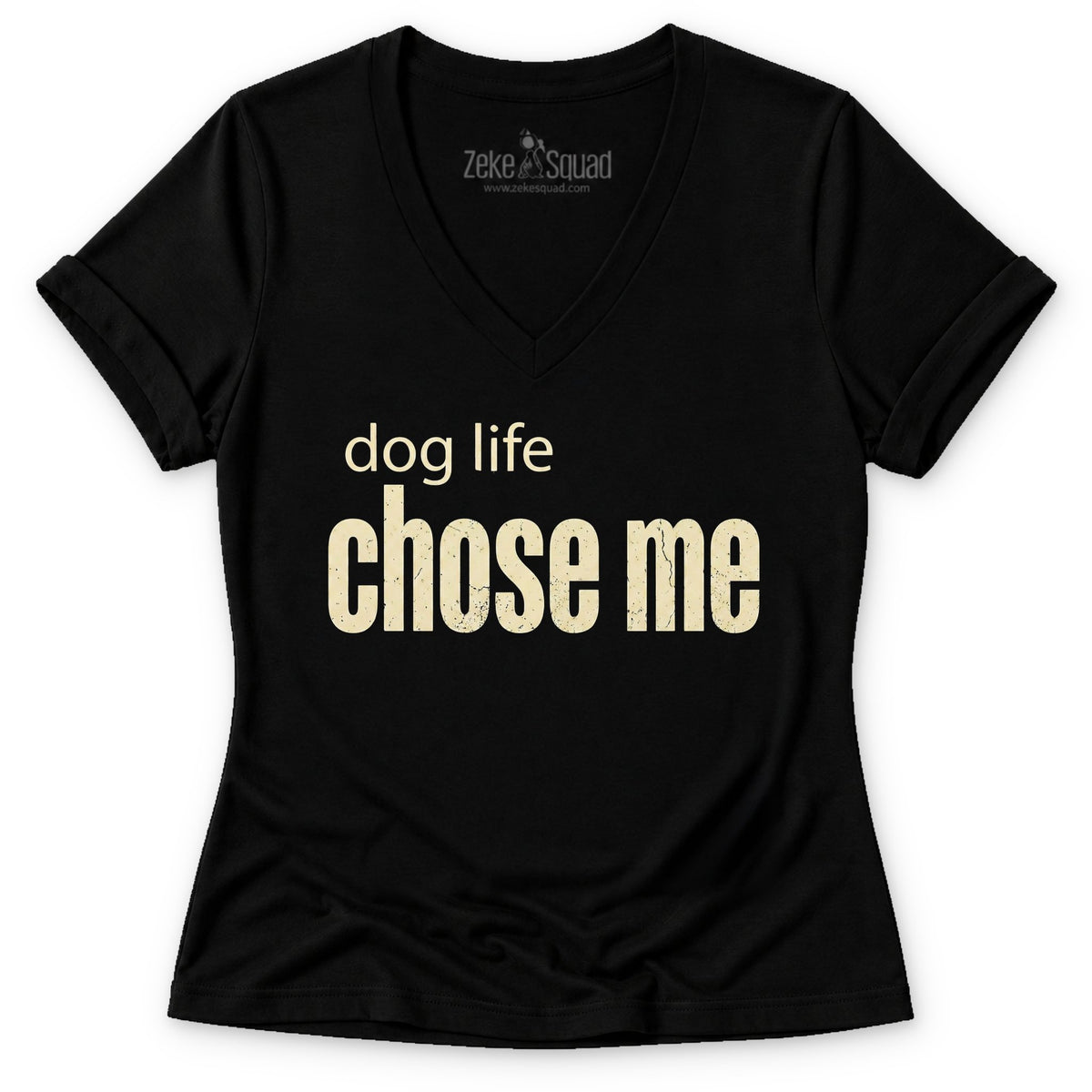 Dog Life Women's V-neck - Zeke Squad