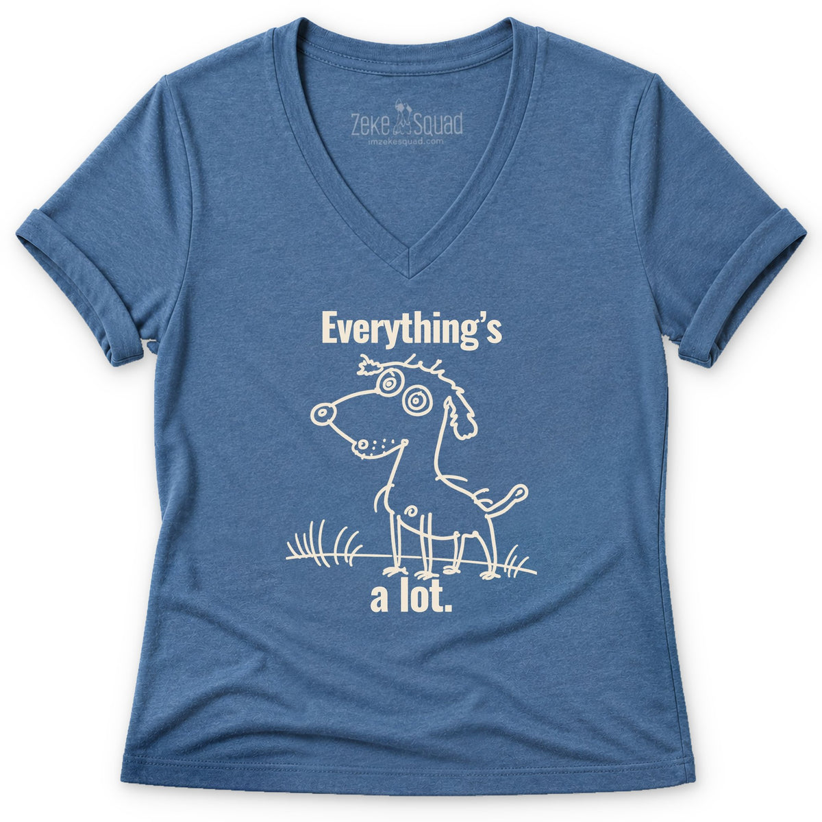 A Lot Women's V-neck - Zeke Squad