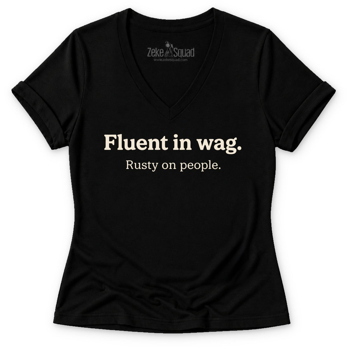 Fluent Women's V-neck - Zeke Squad