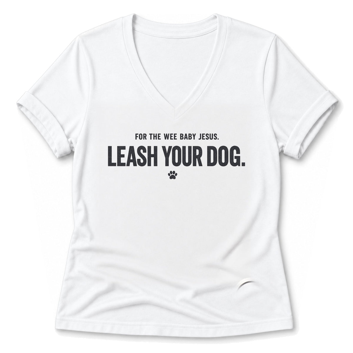 Leash Dog Women's V-neck - Zeke Squad