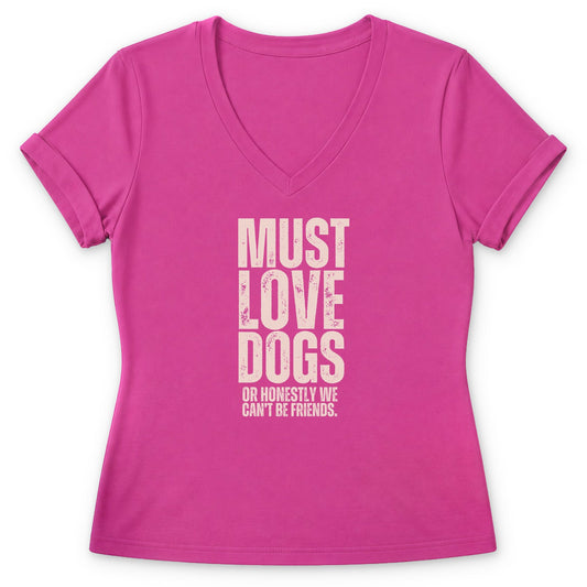 Must Love Women's V-neck - Zeke Squad