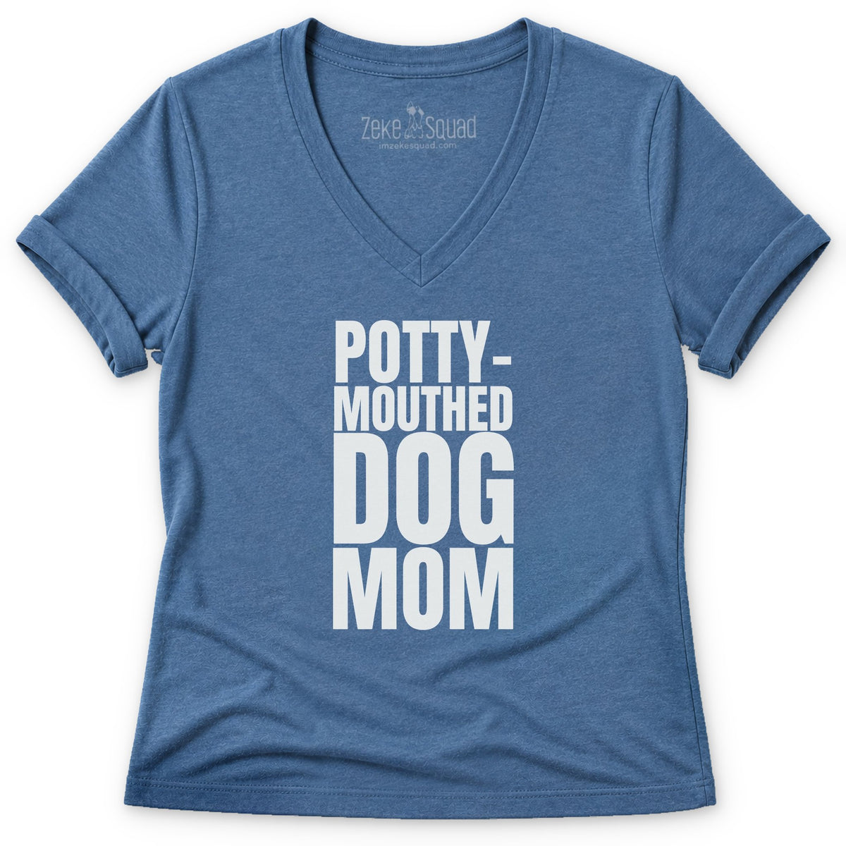 Potty-Mouthed Women's V-neck - Zeke Squad