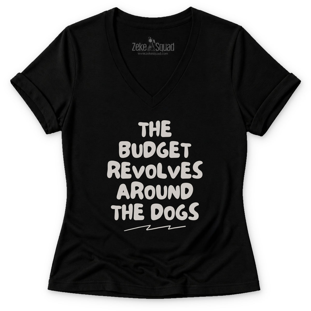 The Budget Women's V-neck - Zeke Squad