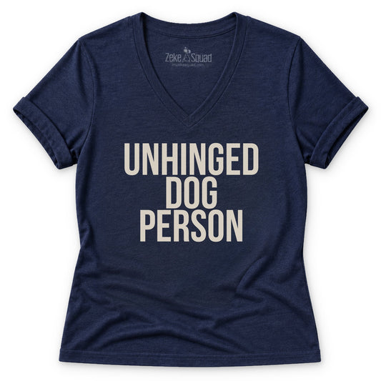 Unhinged Women's V-neck - Zeke Squad