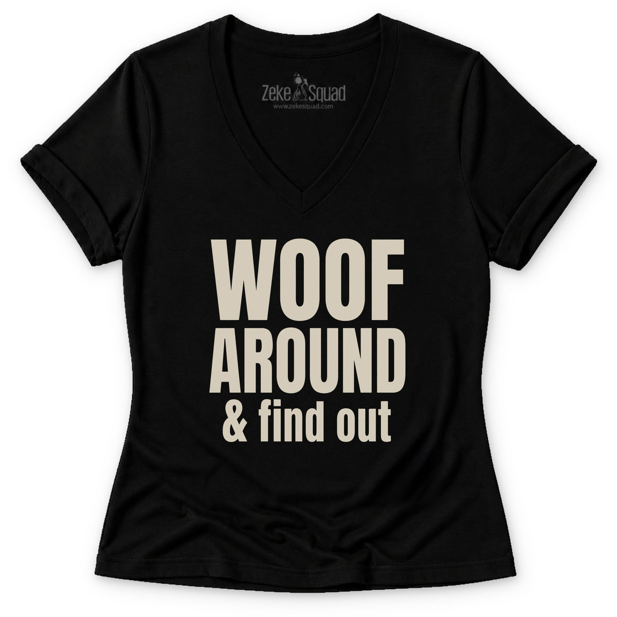 Find Out Women's V-neck - Zeke Squad
