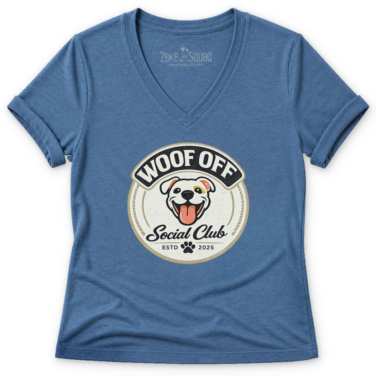 Social Club Women's V-neck - Zeke Squad