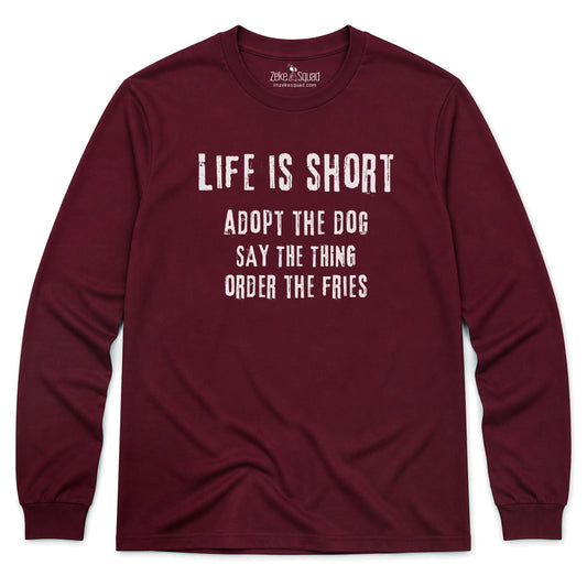 ADOPT. Long Sleeve T-shirt - Zeke Squad