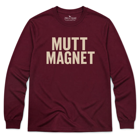 Mutt Magnet Long Sleeve T-shirt - Zeke Squad