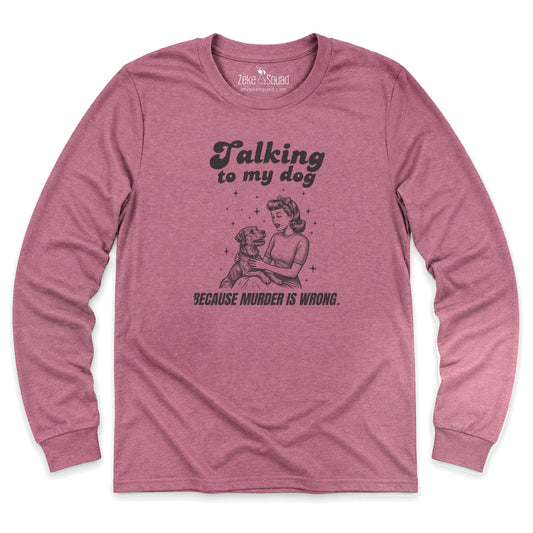 Talking Long Sleeve T-shirt - Zeke Squad