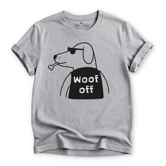 Woof Off Punk Dog T-shirt - Zeke Squad