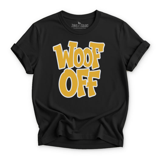 Woof Off Graffiti Style T-shirt - Zeke Squad