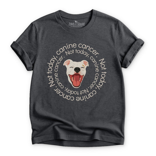Not Today Canine Cancer Awareness T-Shirt - Zeke Squad