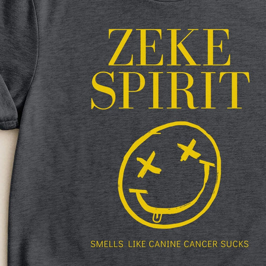 Zeke Spirit Canine Cancer Awareness T-shirt - Zeke Squad