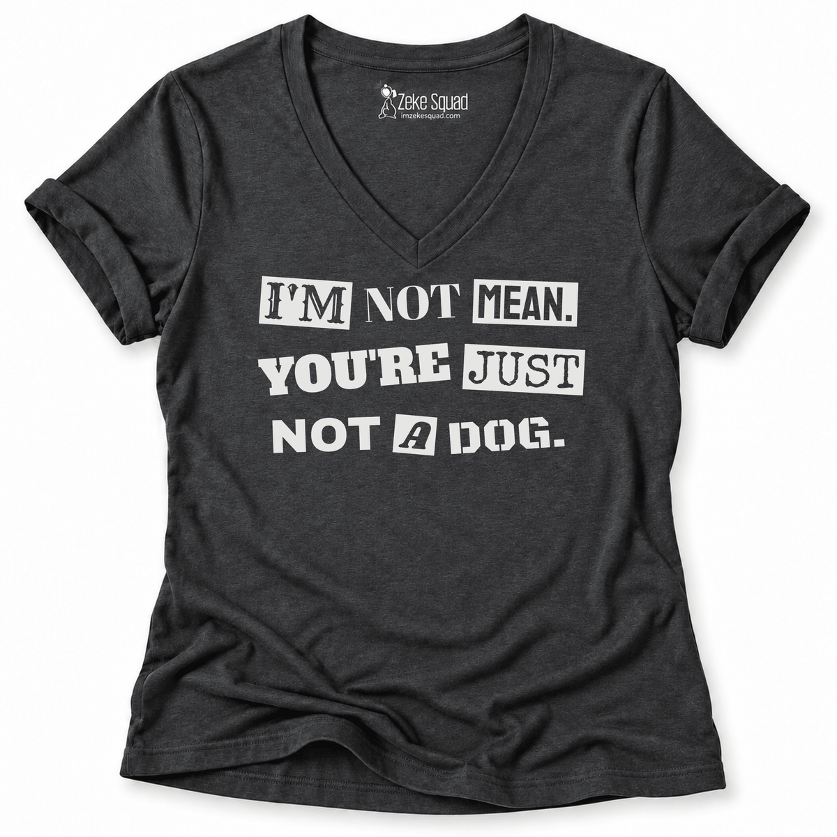 Ransom Note Women's V-neck - Zeke Squad