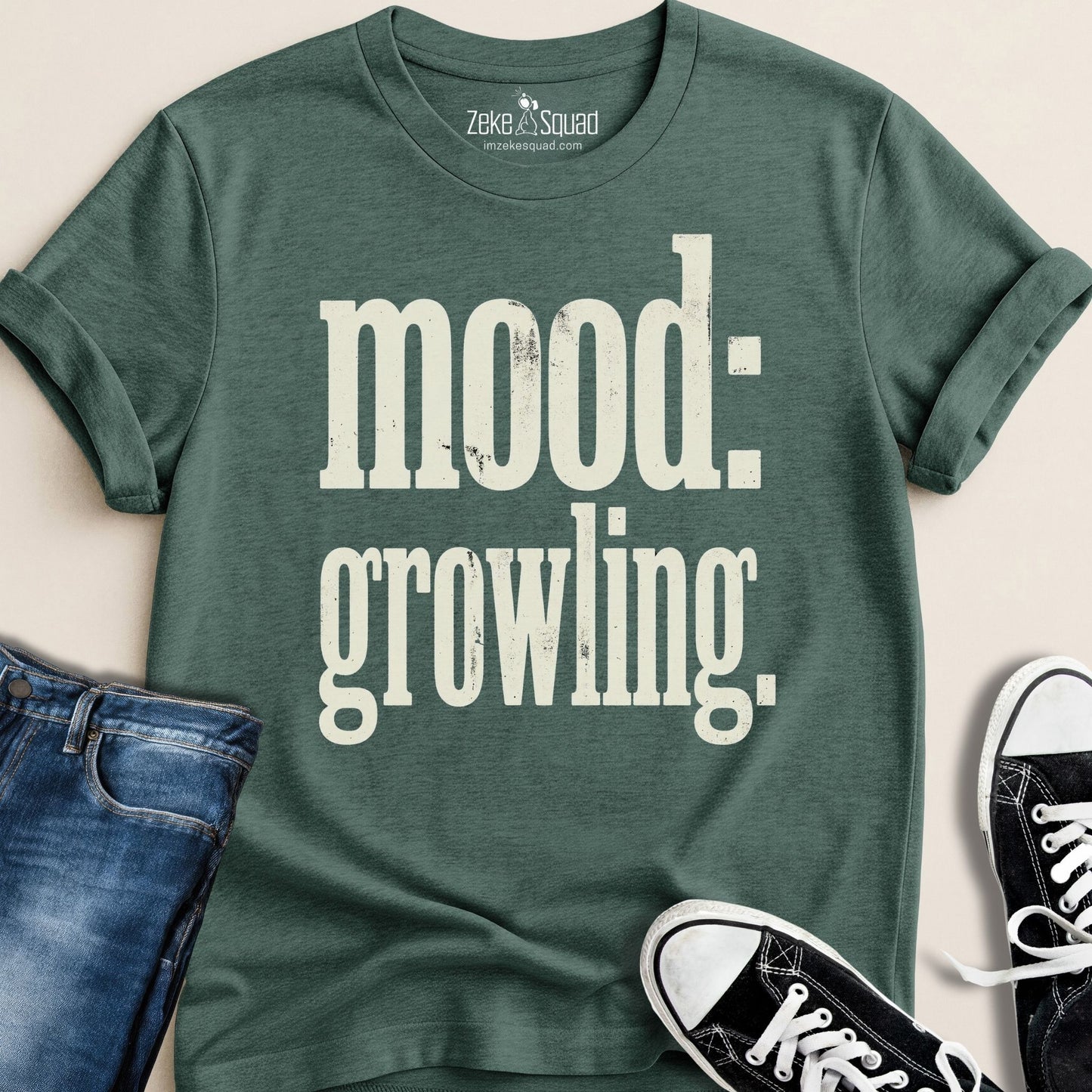 Mood: Growling T-shirt - Zeke Squad