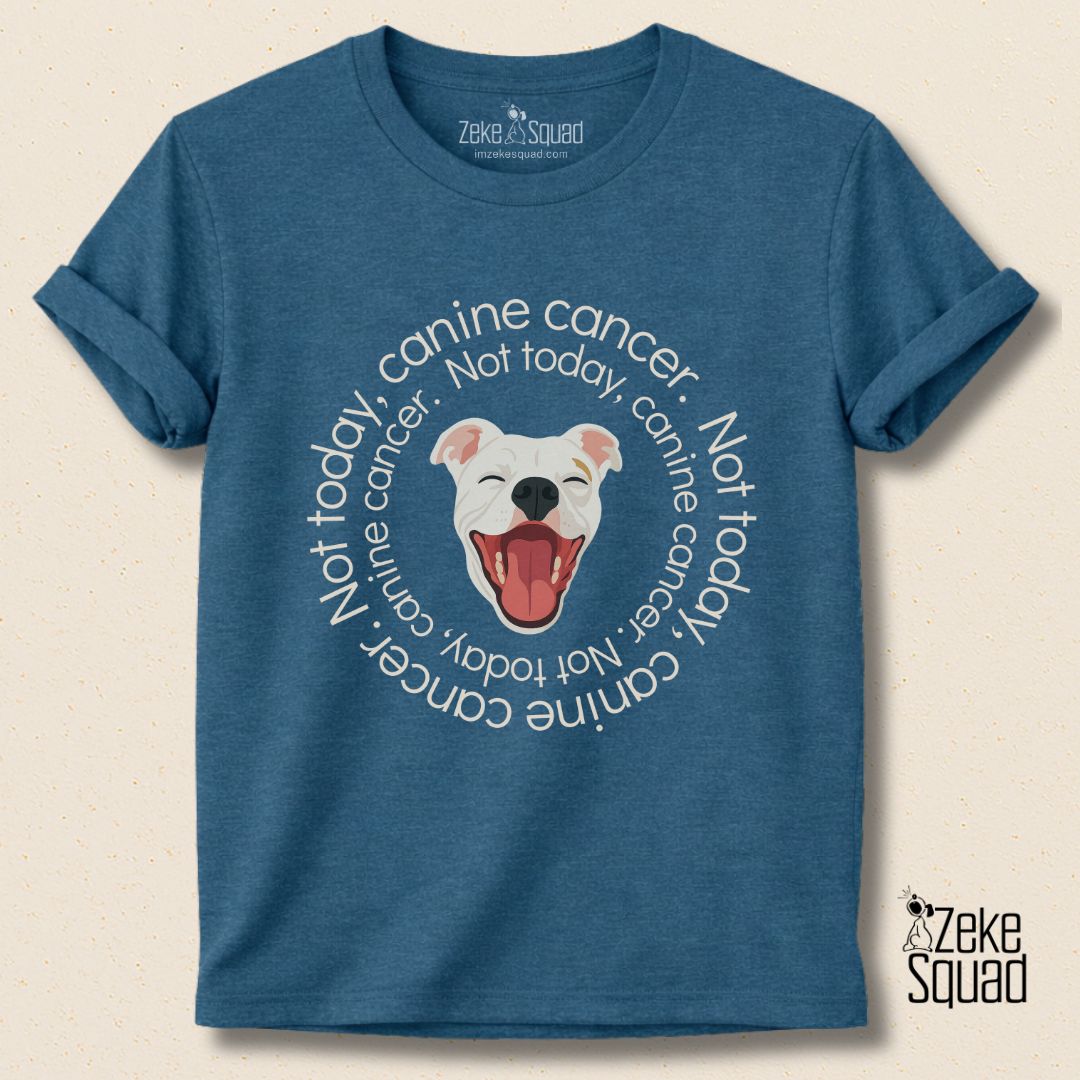 Not Today Canine Cancer Awareness T-Shirt - Zeke Squad