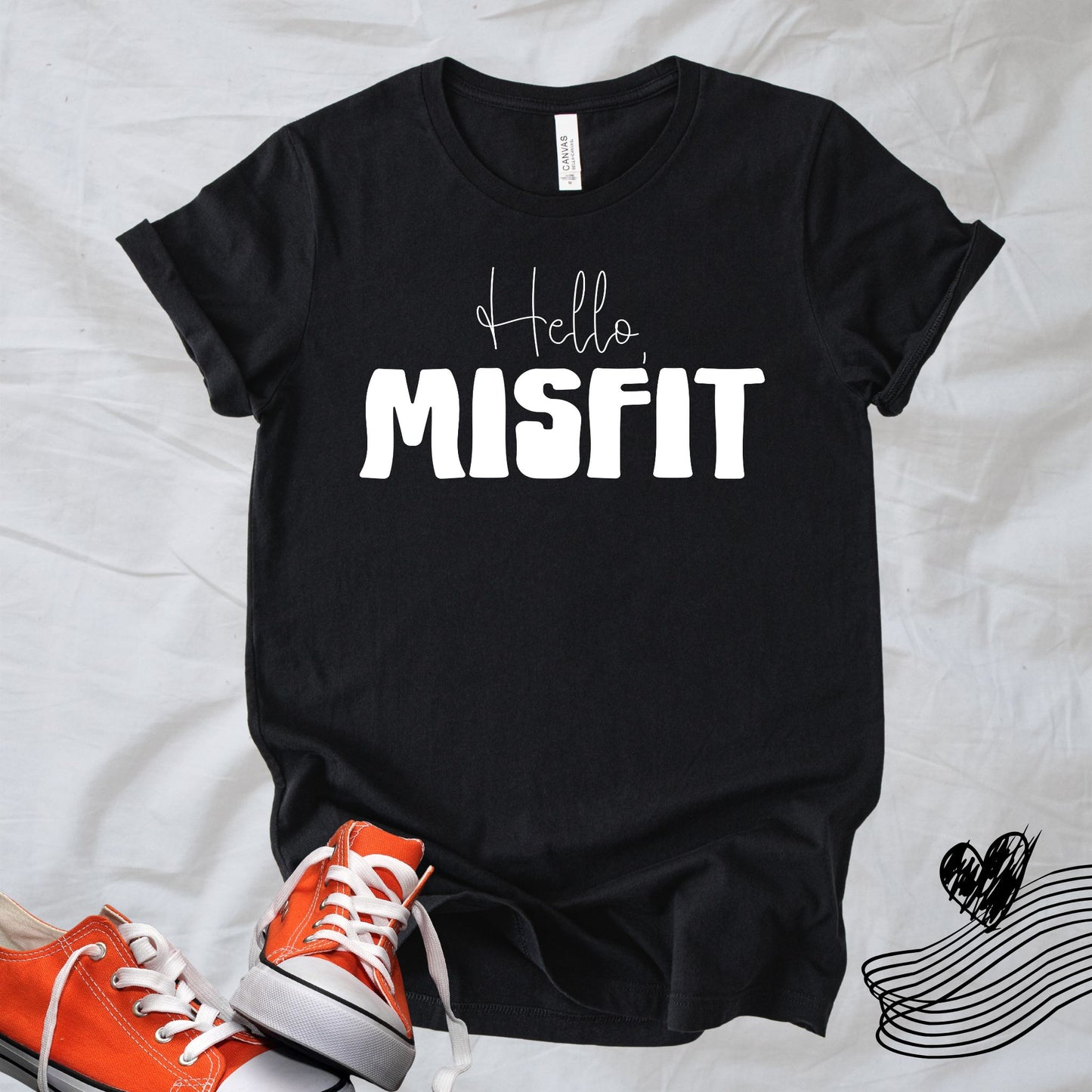Hello Misfit T-Shirt | Neurodivergent ADHD Dog Lover Tee – Zeke Squad