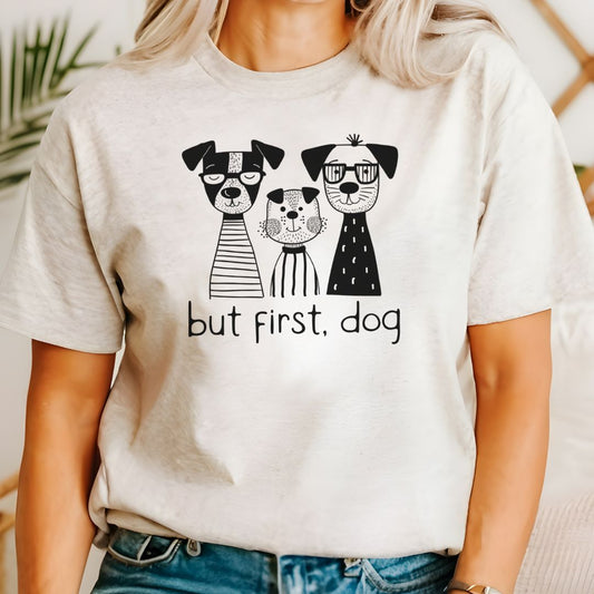 But First, Dog T-shirt - Zeke Squad