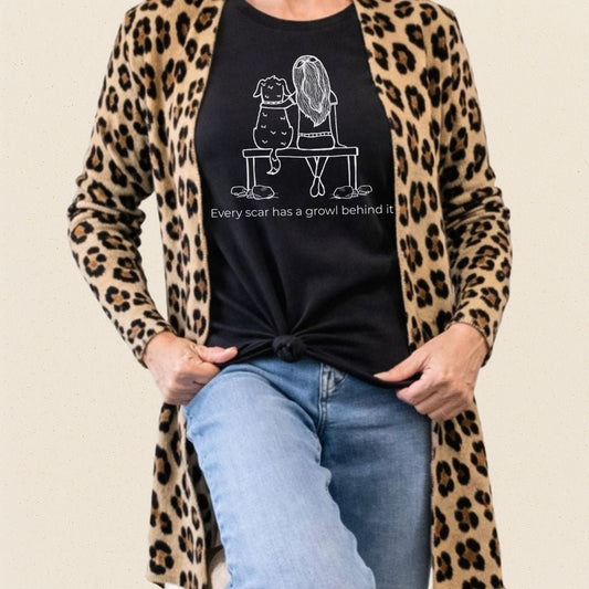 Every Growl Has a Scar Behind It T-shirt - Zeke Squad