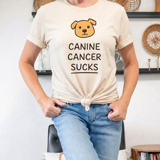 Canine Cancer Sucks T-Shirt - Zeke Squad