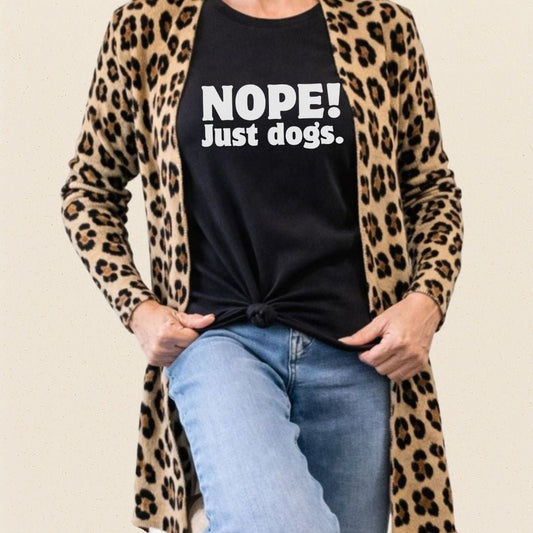 Nope! Just Dogs T-shirt - Zeke Squad