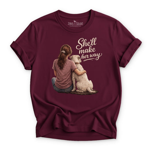 She'll Make Her Way T-shirt - Zeke Squad