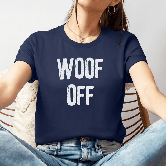 Woof Off Grunge T-shirt - Zeke Squad