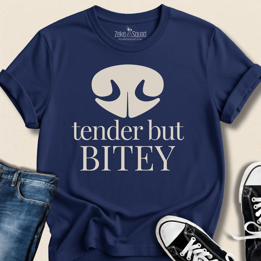 Tender but Bitey T-shirt - Zeke Squad