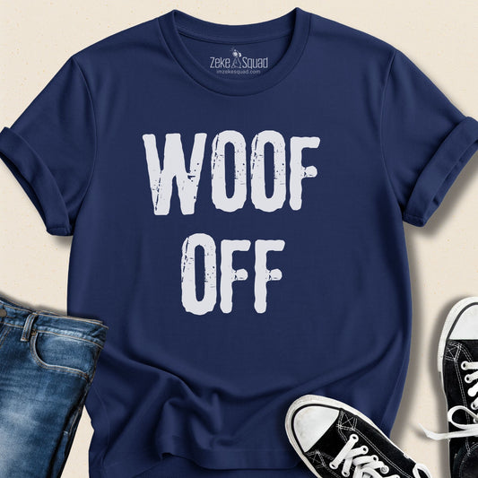 Woof Off Grunge Style T-shirt - Zeke Squad