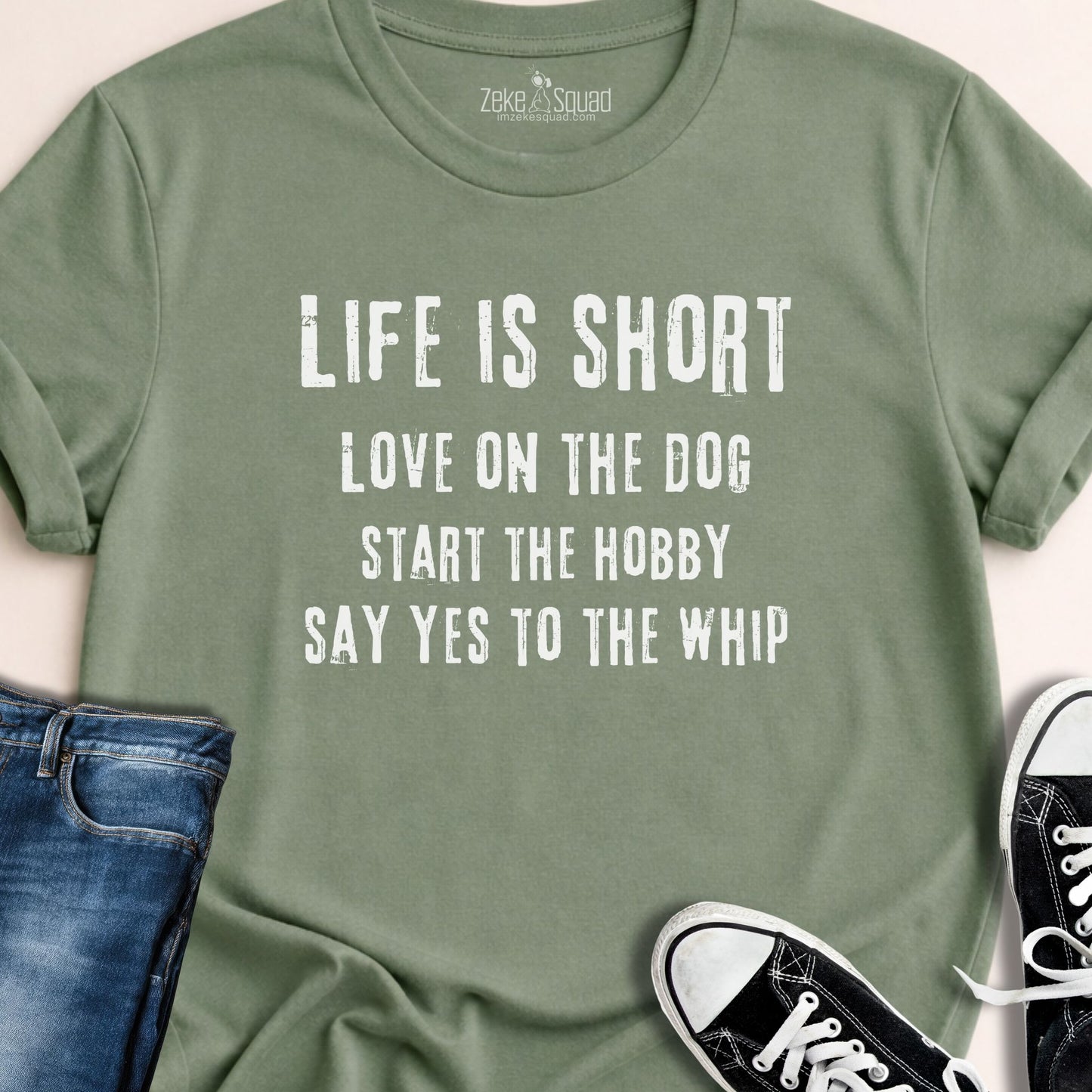 Love on the Dog T-shirt - Zeke Squad