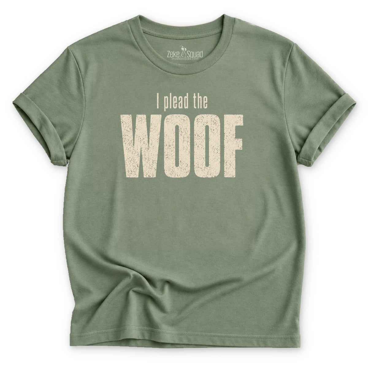 I Plead the Woof T-shirt - Zeke Squad
