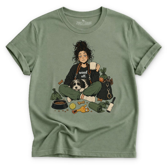 Poop Bag Lady T-shirt - Zeke Squad