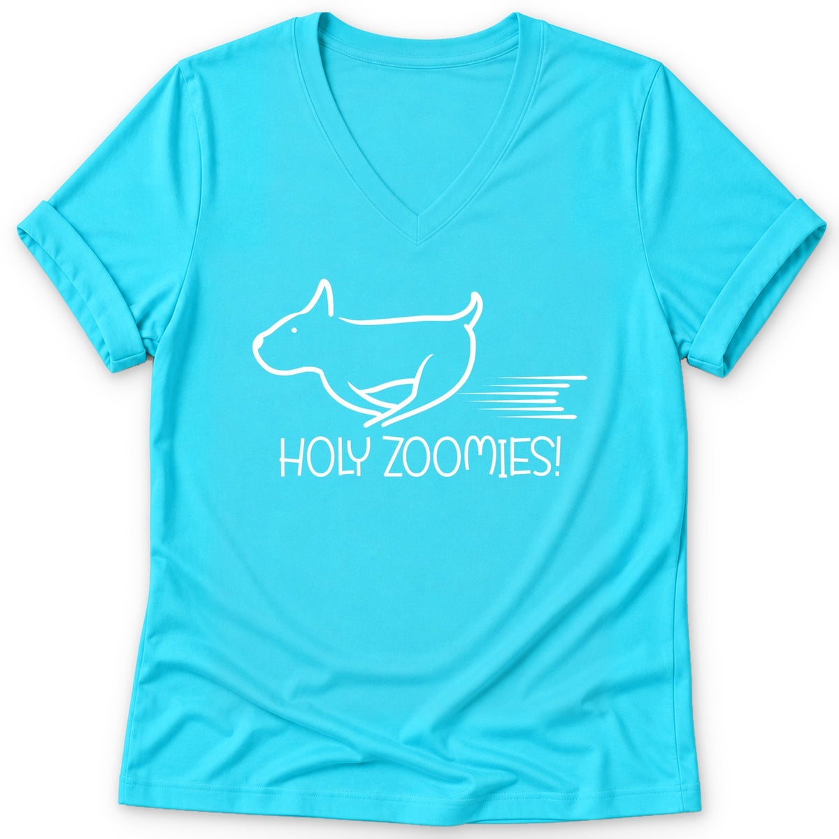 Zoomies Women's V-neck - Zeke Squad