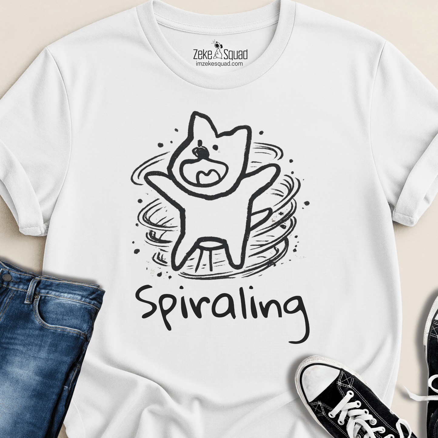 Spiraling T-shirt - Zeke Squad