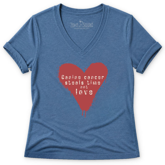 Cancer Steals Women's V-neck - Zeke Squad