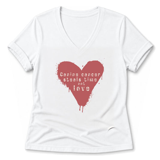 Cancer Steals Women's V-neck - Zeke Squad