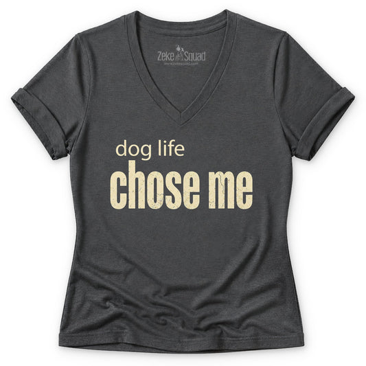 Dog Life Women's V-neck - Zeke Squad