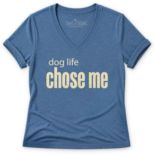Dog Life Women's V-neck - Zeke Squad