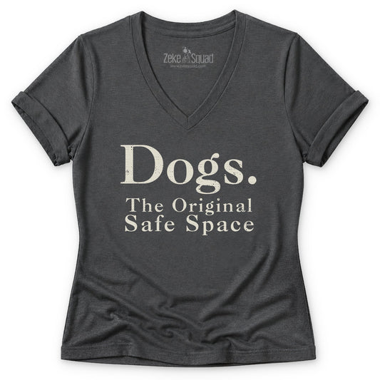 Safe Space Women's V-neck - Zeke Squad
