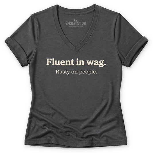 Fluent Women's V-neck - Zeke Squad