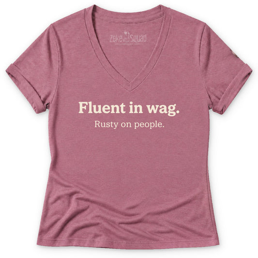 Fluent Women's V-neck - Zeke Squad