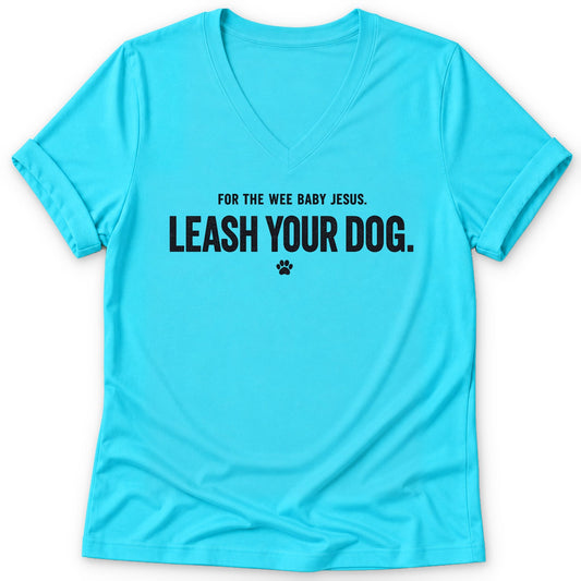Leash Dog Women's V-neck - Zeke Squad