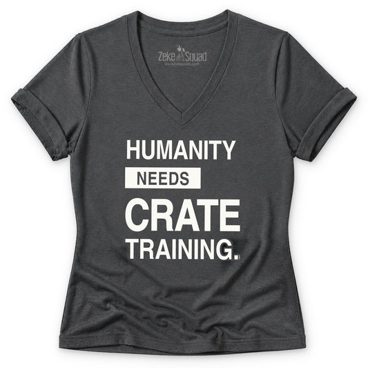 Humanity Needs Women's V-neck - Zeke Squad