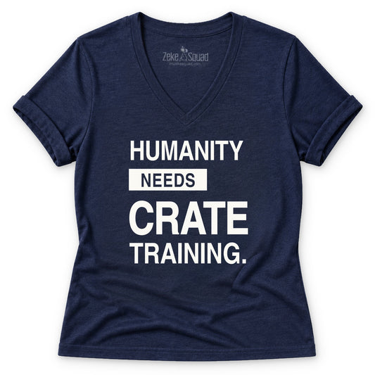 Humanity Needs Women's V-neck - Zeke Squad