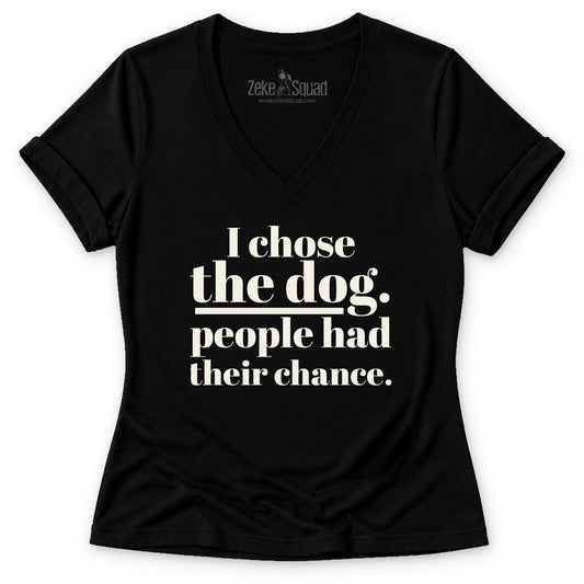 I Chose Women's V-neck - Zeke Squad