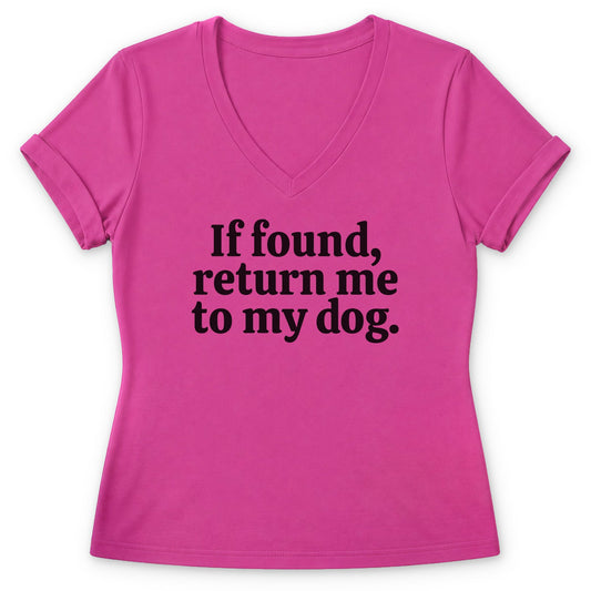If Found Women's V-neck - Zeke Squad