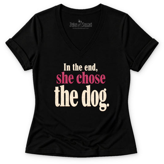In the End Women's V-neck - Zeke Squad