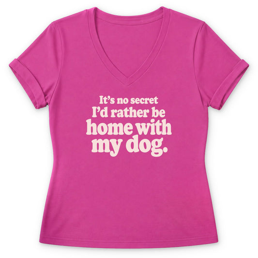 No Secret Women's V-neck - Zeke Squad