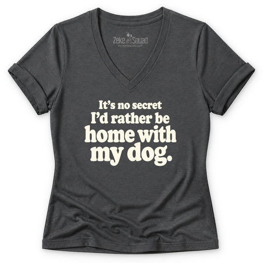 No Secret Women's V-neck - Zeke Squad