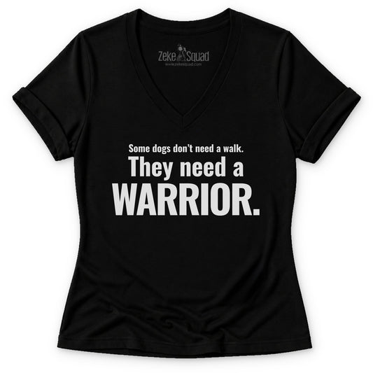Dogs Need Women's V-neck - Zeke Squad